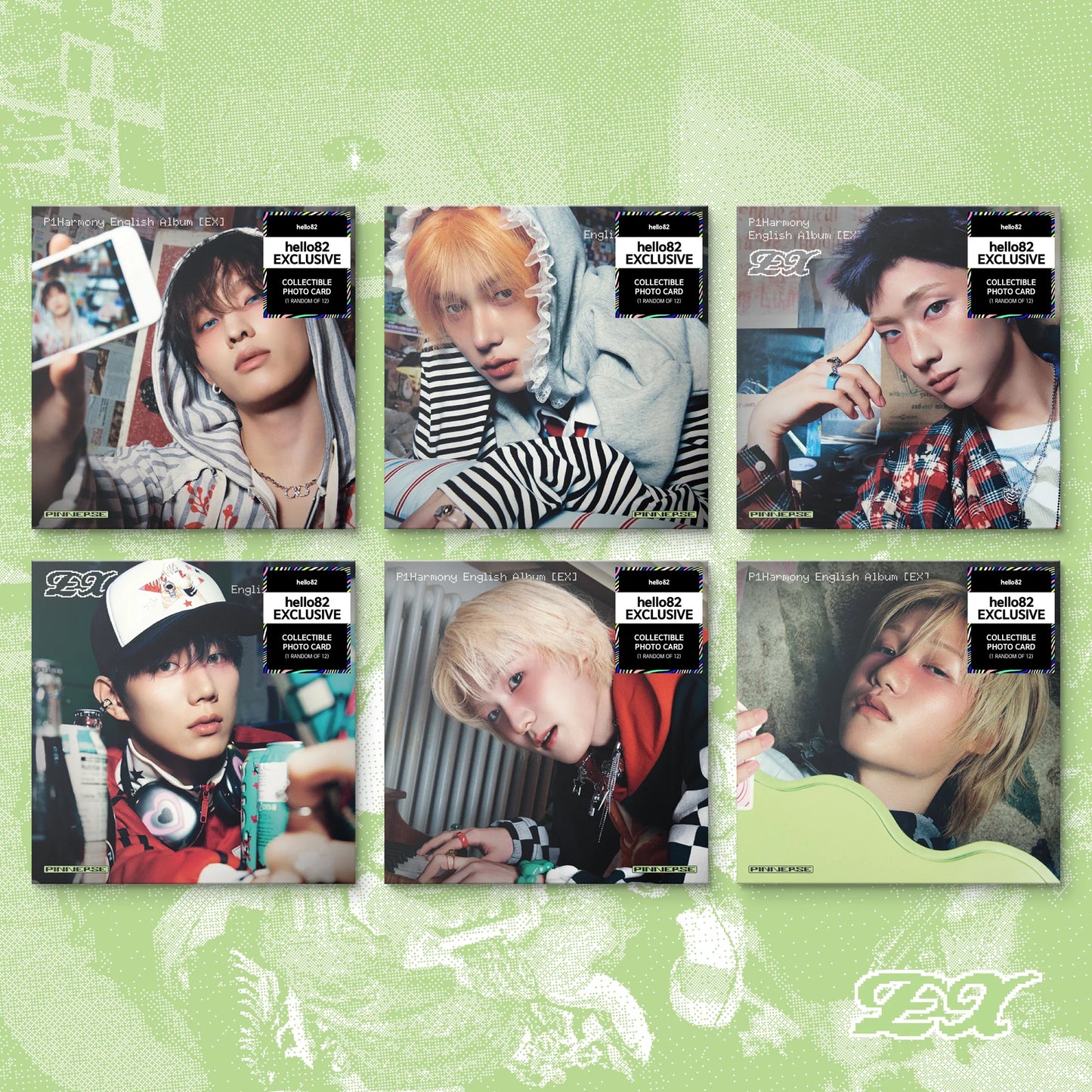 [PRE-ORDER] P1Harmony - EX (Compact ver.) [hello82 Exclusive]