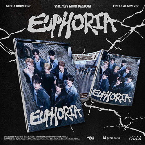 ALPHA DRIVE ONE - EUPHORIA [1st Mini Album - Freak Alarm Ver.] with POB option