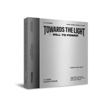 [PRE-ORDER] ATEEZ - 2024 ATEEZ WORLD TOUR [TOWARDS THE LIGHT: WILL TO POWER] IN SEOUL] PLAYCODE with POB
