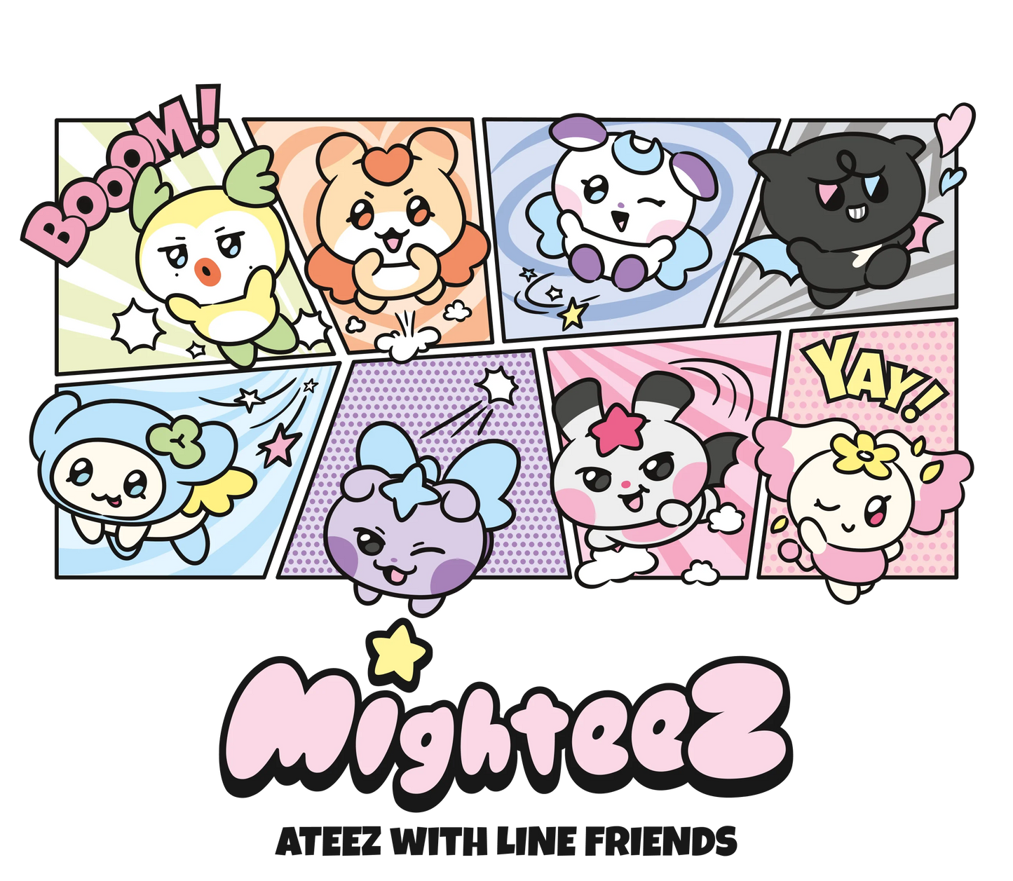 [PREORDER] ATEEZ - MIGHTEEZ (Line Friends x ATEEZ)