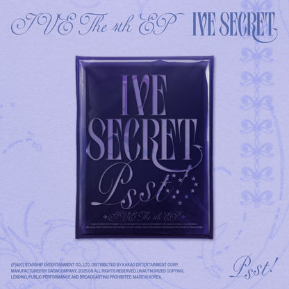 IVE - 4th Mini Album IVE SECRET (Photobook Ver.) with POB option