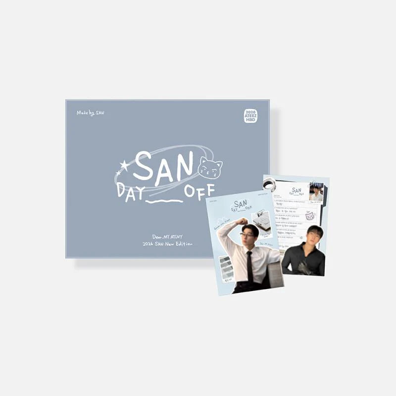 [PRE-ORDER] ATEEZ - San : DAY OFF [Birthday MD - San 2026]