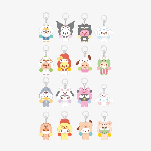 [PRE-ORDER] Stray Kids - SKZOO X SANRIO CHARACTERS: Secret Flocked Figure Keyring (Cheer Up Ver.)