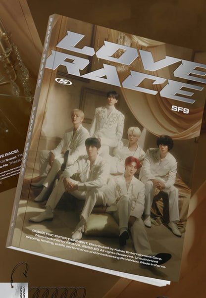 SF9 15th Mini Album LOVE RACE official K-pop album love version