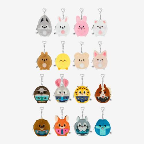 [PRE-ORDER] Stray Kids - Plush Coin Chain [SKZOO x ZOOTOPIA 2 Pop-Up Store Merch]
