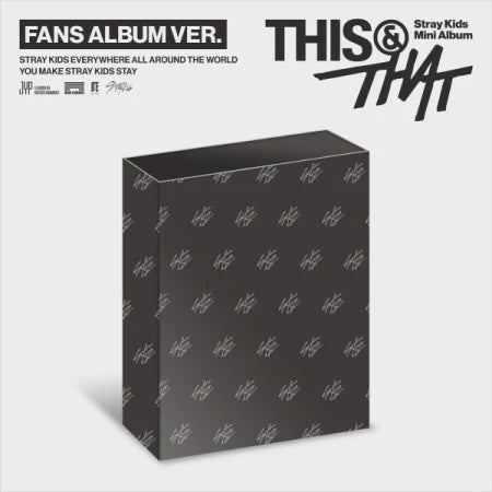 [PRE-ORDER] Stray Kids - THIS & THAT [10th Mini Album - FANS Album Ver.] with POB option