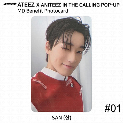 ATEEZ X ANITEEZ IN THE CALLING POP-UP Benefit Photocard