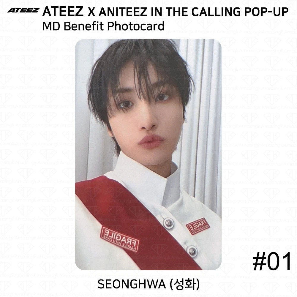 ATEEZ X ANITEEZ IN THE CALLING POP-UP Benefit Photocard