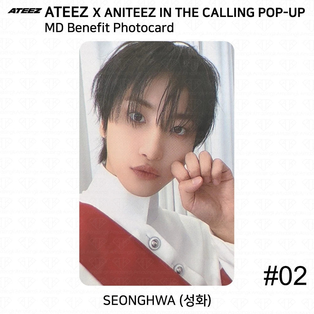 ATEEZ X ANITEEZ IN THE CALLING POP-UP Benefit Photocard
