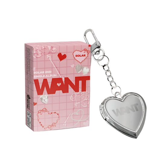 Solar 2nd Single Album WANT PLVE Version official K-pop album