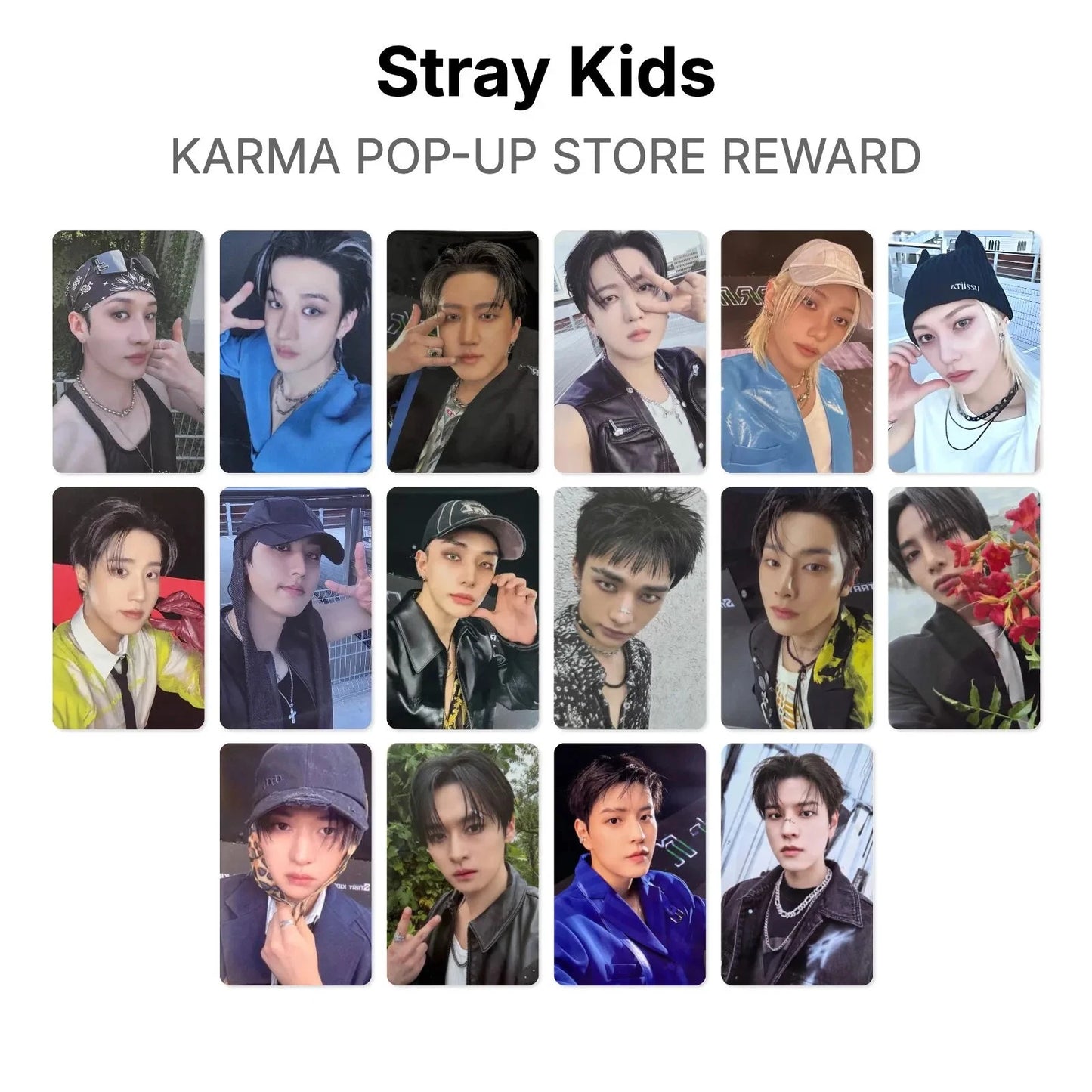 Stray Kids - KARMA Pop-Up Store Merch Event POB Photocards