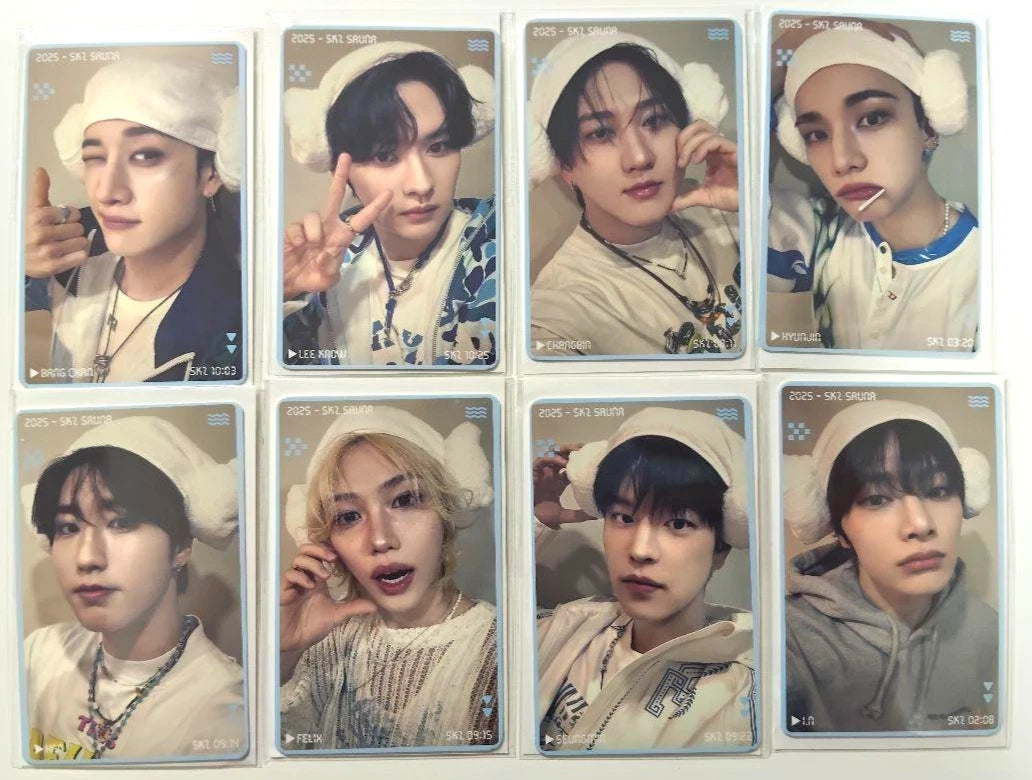 Stray Kids - SAUNA Pop-Up Store Merch Event POB Photocards