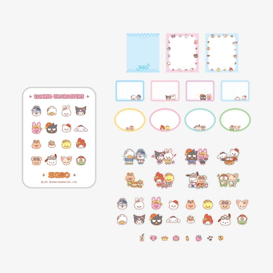 [PRE-ORDER] Stray Kids - SKZOO X SANRIO CHARACTERS: Tin Case Sticky Note Set
