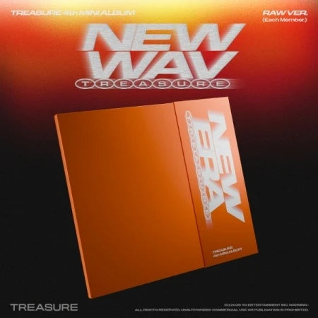 [PRE-ORDER] TREASURE - New Wav [4th Mini Album - Raw Ver.] with POB option