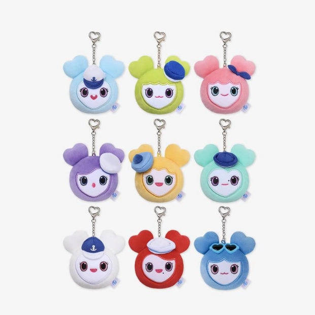 [PRE-ORDER] TWICE - THIS IS FOR WORLD TOUR FINALE in SEOUL MERCH 2026: Lovely Face Keyring Marine Ver.