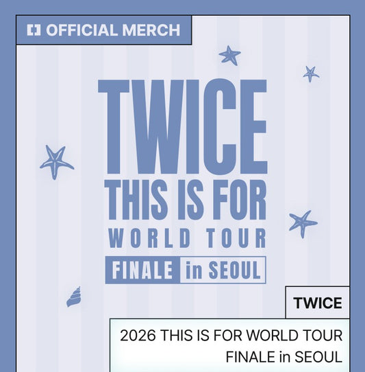 [PRE-ORDER] TWICE - THIS IS FOR WORLD TOUR FINALE in SEOUL MERCH 2026: Member Made Merch