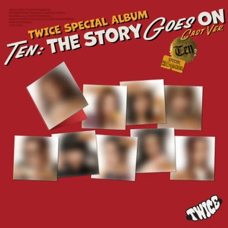 [PRE-ORDER] TWICE - TEN: The Story Goes On [Special Album - Cast Ver.] with POB option