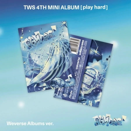 [PRE-ORDER] TWS - Play Hard [4th Mini Album - WEVERSE Ver.] with POB option