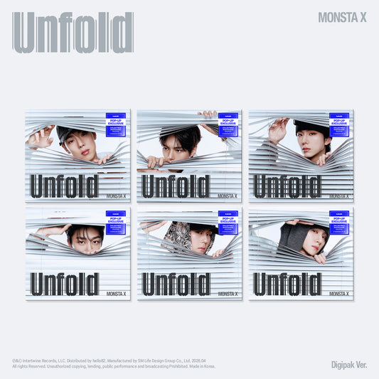 MONSTA X - Unfold (Digipak) - POP-UP Exclusive