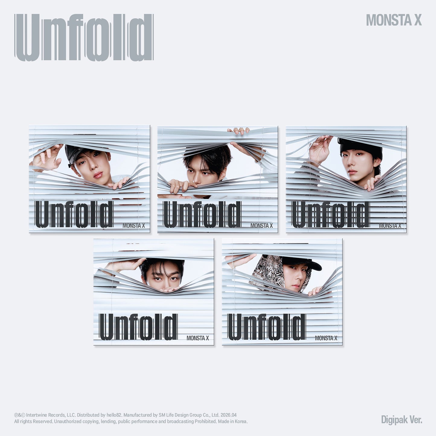 [Signed] MONSTA X - Unfold (Digipak)