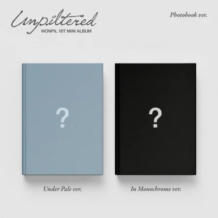 WONPIL (DAY6) - Unpiltered [1st Mini Album - Photobook Ver.] with POB option