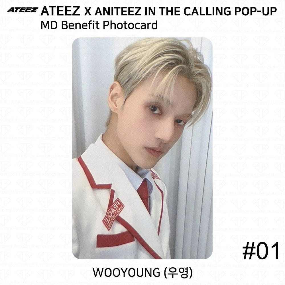 ATEEZ X ANITEEZ IN THE CALLING POP-UP Benefit Photocard
