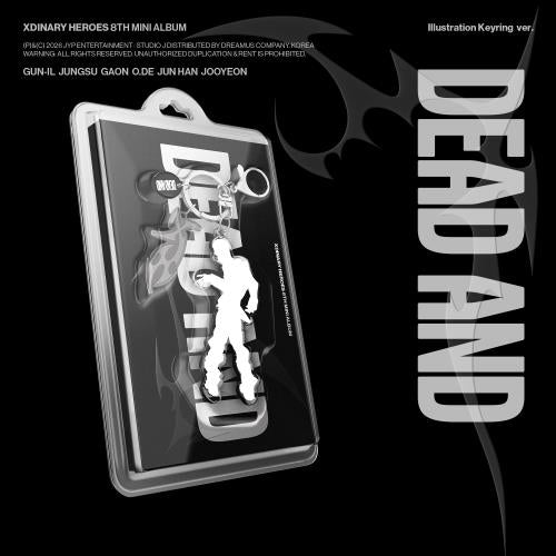 Xdinary Heroes - DEAD AND [8th Mini Album - Illustration Keyring Ver.] with POB option