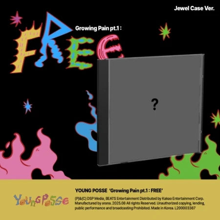 [PRE-ORDER] YOUNG POSSE - EP Album GROWING PAIN PT.1 : FREE (Jewel Case Ver.)