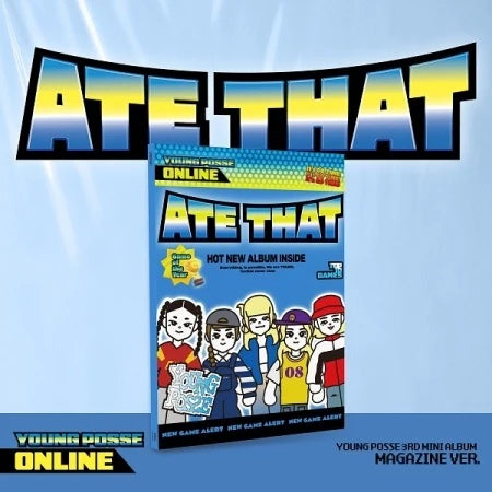 [PRE-ORDER] YOUNG POSSE - ATE THAT [3rd Mini EP Album - Magazine Ver.]