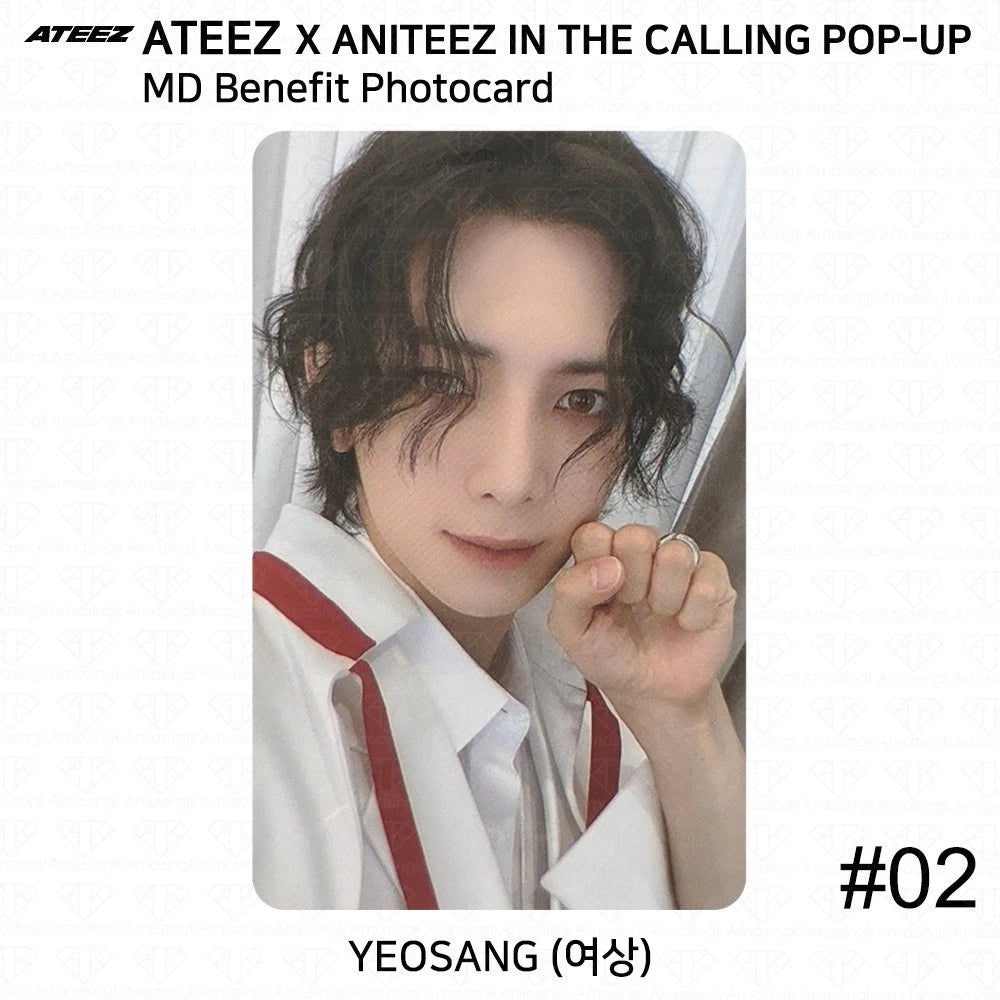 ATEEZ X ANITEEZ IN THE CALLING POP-UP Benefit Photocard