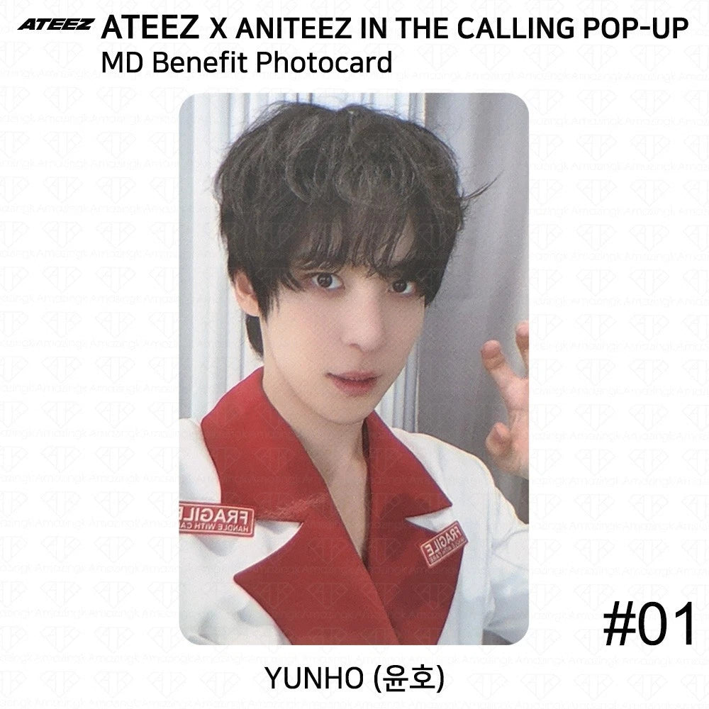 ATEEZ X ANITEEZ IN THE CALLING POP-UP Benefit Photocard