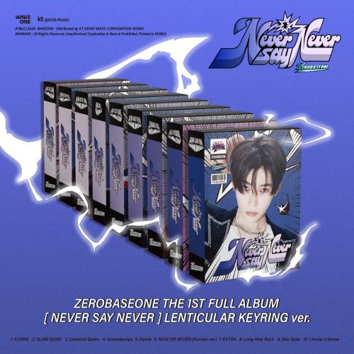 [PRE-ORDER] ZEROBASEONE - The 1st Full Album NEVER SAY NEVER (LENTICULAR KEYRING Ver.)