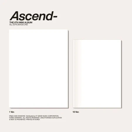 [PRE-ORDER] ZEROBASEONE - Ascend- [6th Mini Album - Photobook Ver.] with POB option