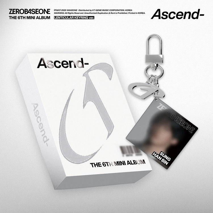 ZEROBASEONE - Ascend- [6th Mini Album - Lenticular Keyring Ver.]