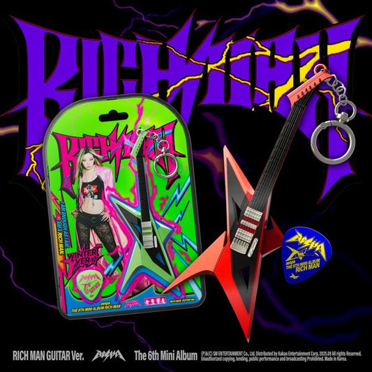 [PRE-ORDER] aespa - 6th Mini Album Rich Man (RICH MAN GUITAR Ver.)