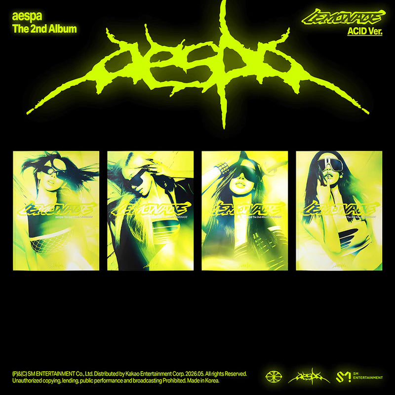 aespa - LEMONADE [2nd Album - ACID Ver.] with POB option