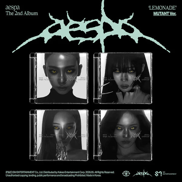 aespa - LEMONADE [2nd Album - Mutant Ver.] with POB option