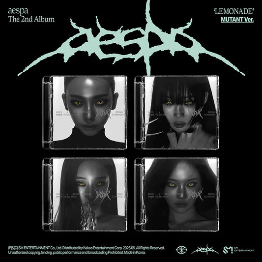 aespa - LEMONADE [2nd Album - Mutant Ver.] with POB option