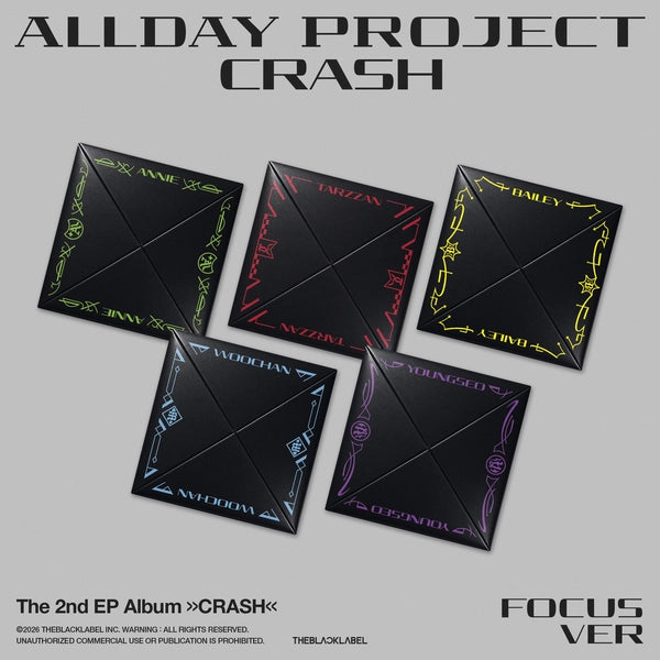 [PRE-ORDER] ALLDAY PROJECT - CRASH [The 2nd EP Album - Focus Ver.]