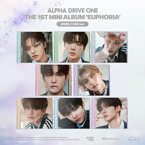 ALPHA DRIVE ONE - EUPHORIA [1st Mini Album - Jewel Case Ver.] with POB option