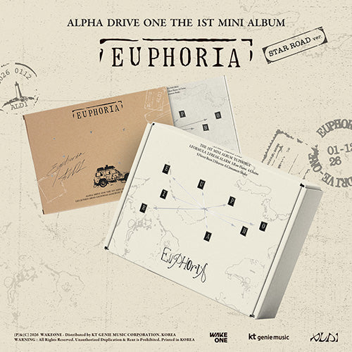 ALPHA DRIVE ONE - EUPHORIA [1st Mini Album - Star Road Ver.] with POB option