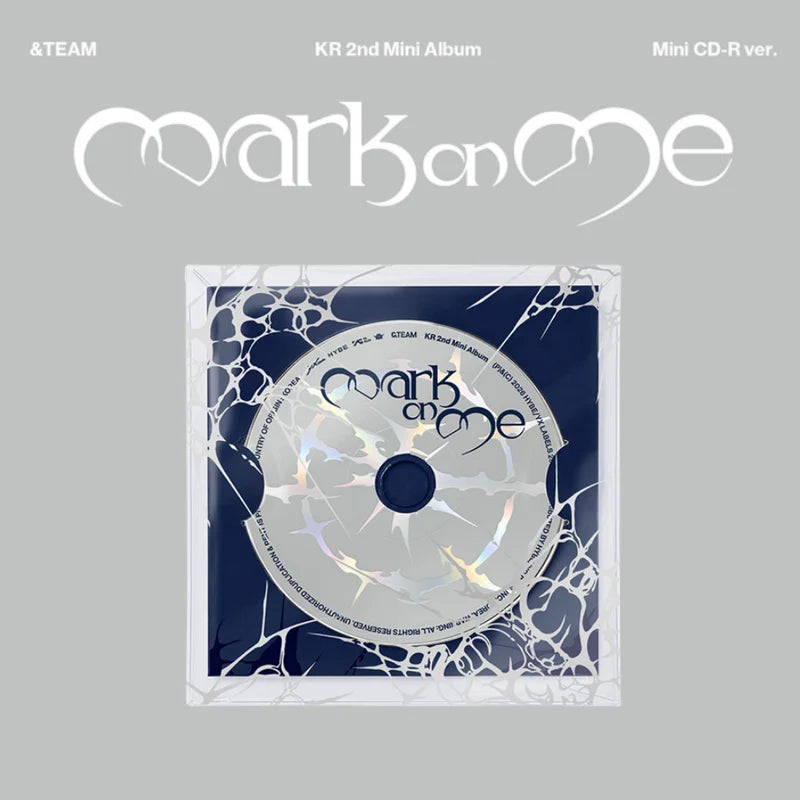 [PRE-ORDER] &TEAM - Mark on Me [2nd Korean Mini Album - Mini CD-R Ver.] with POB option