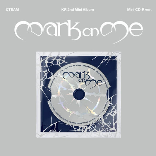 [PRE-ORDER] &TEAM - Mark on Me [2nd Korean Mini Album - Mini CD-R Ver.] with POB option