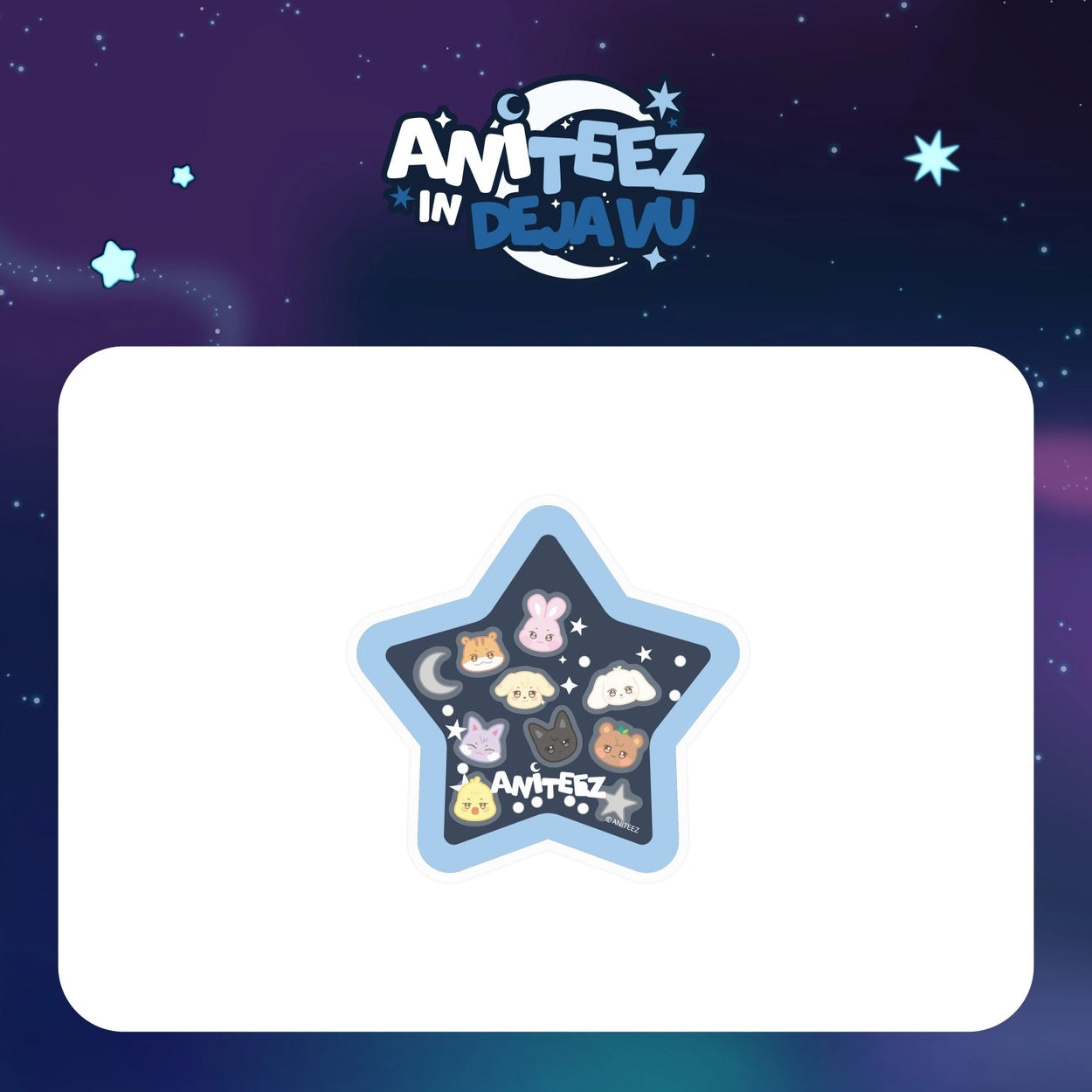 [PRE-ORDER] ATEEZ - ANITEEZ Pop-Up ANITEEZ In Deja Vu MD: Acrylic Shaker Magnetic Smart Tok