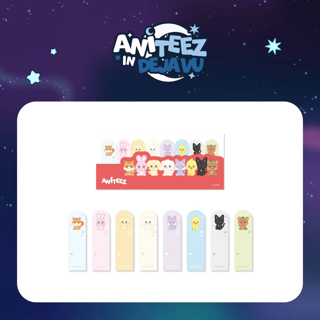 [PRE-ORDER] ATEEZ - ANITEEZ Pop-Up ANITEEZ In Deja Vu MD: Index Sticky Memo Set