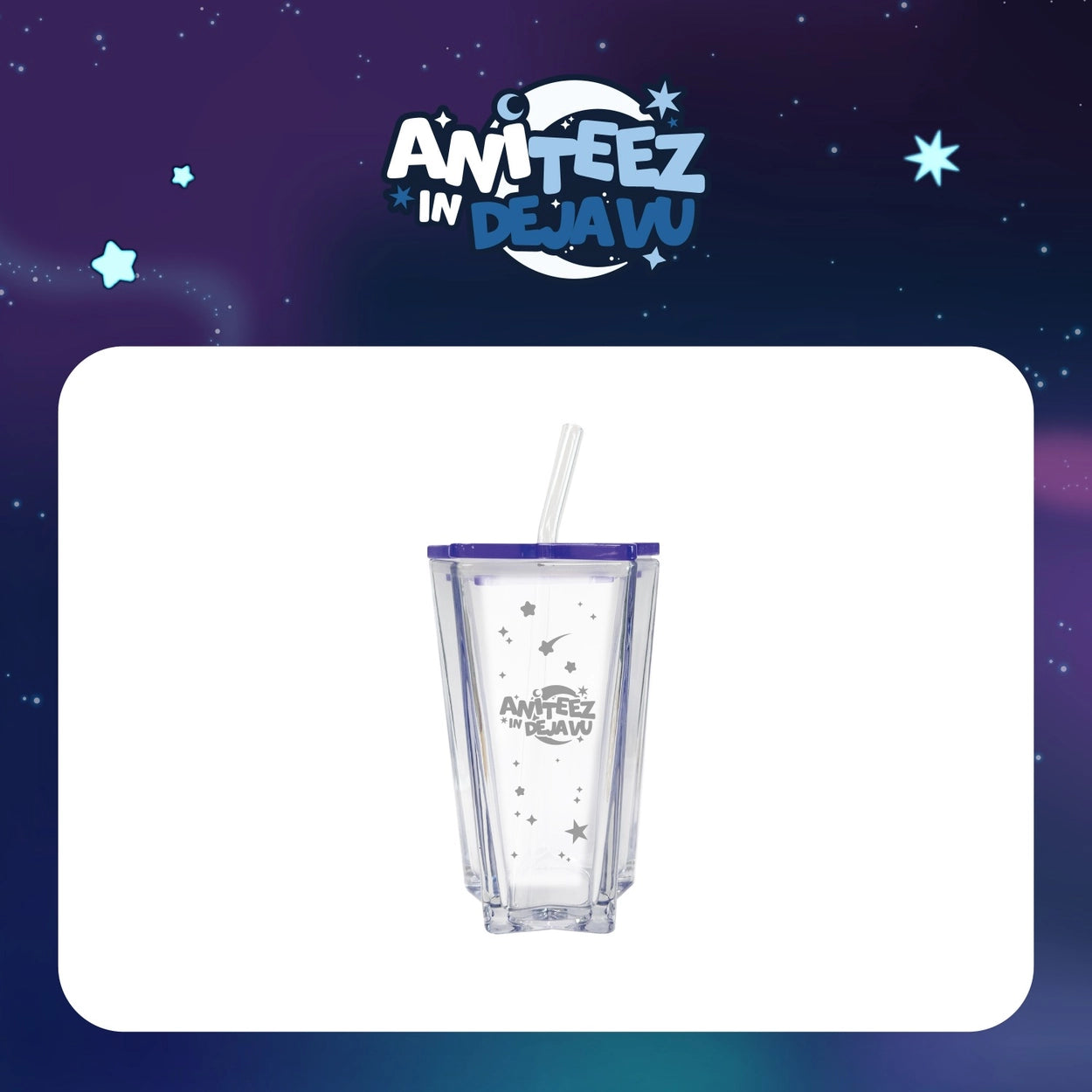 [PRE-ORDER] ATEEZ - ANITEEZ Pop-Up ANITEEZ In Deja Vu MD: Starlight Glass Tumbler