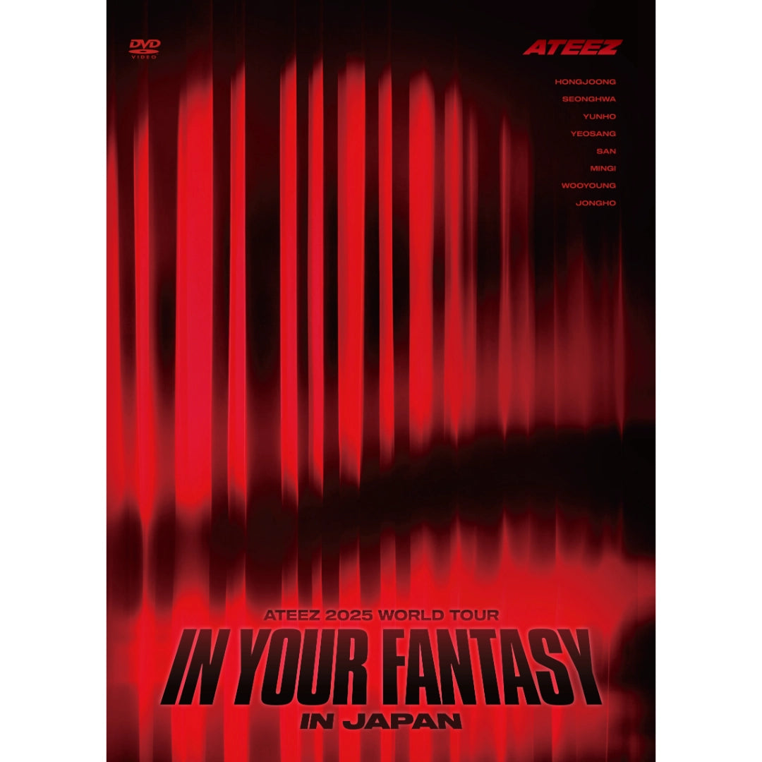 [PRE-ORDER] ATEEZ - ATEEZ 2025 WORLD TOUR IN YOUR FANTASY IN JAPAN [Blu-Ray & DvD] - DVD