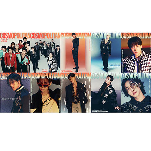 COSMOPOLITAN Magazine - ATEEZ Cover [July 2024]