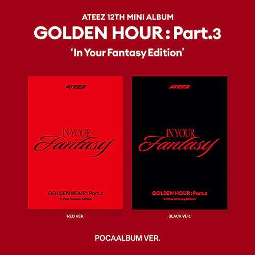 [PRE-ORDER] ATEEZ - 12th Mini Album GOLDEN HOUR : PART.3 IN YOUR FANTASY EDITION (POCA Ver.) with POB