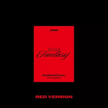 ATEEZ - 12th Mini Album GOLDEN HOUR : PART.3 IN YOUR FANTASY EDITION (POCA Ver.) with POB